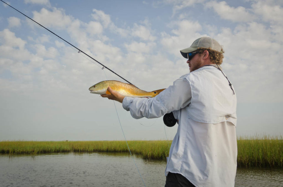 Galveston Cloudy Day Redfish