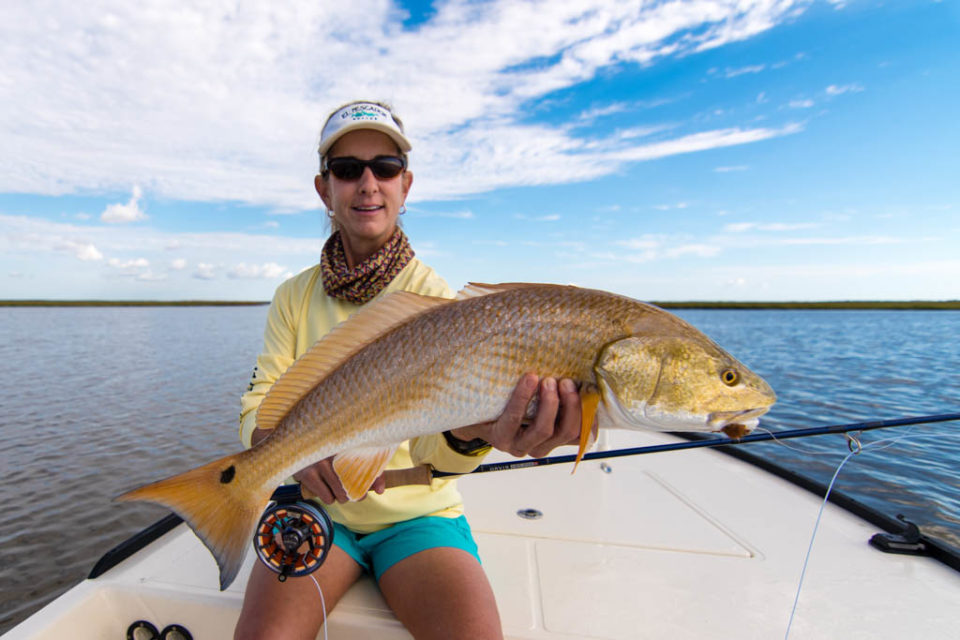 Galveston Fly Fishing Marsh Redfish