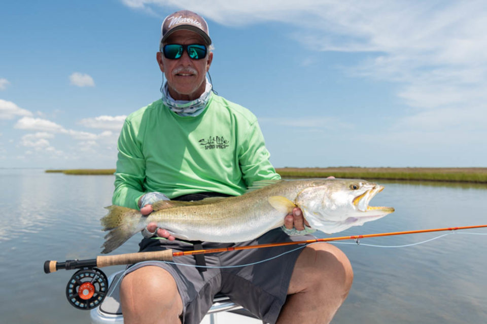 Galveston Bay Speckled Trout Fly Fishing